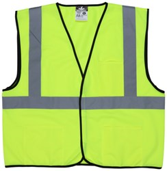 Class 2 Solid Lime Safety Vest
