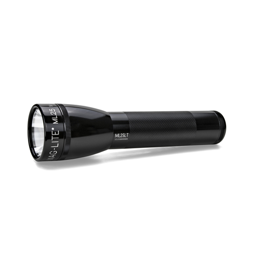 Maglite ML25LT – Compact 2-cell LED flashlight with 177 lumens and sleek black finish. Maglite ML25LT – Compact 2-cell LED flashlight with 177 lumens and sleek black finish.