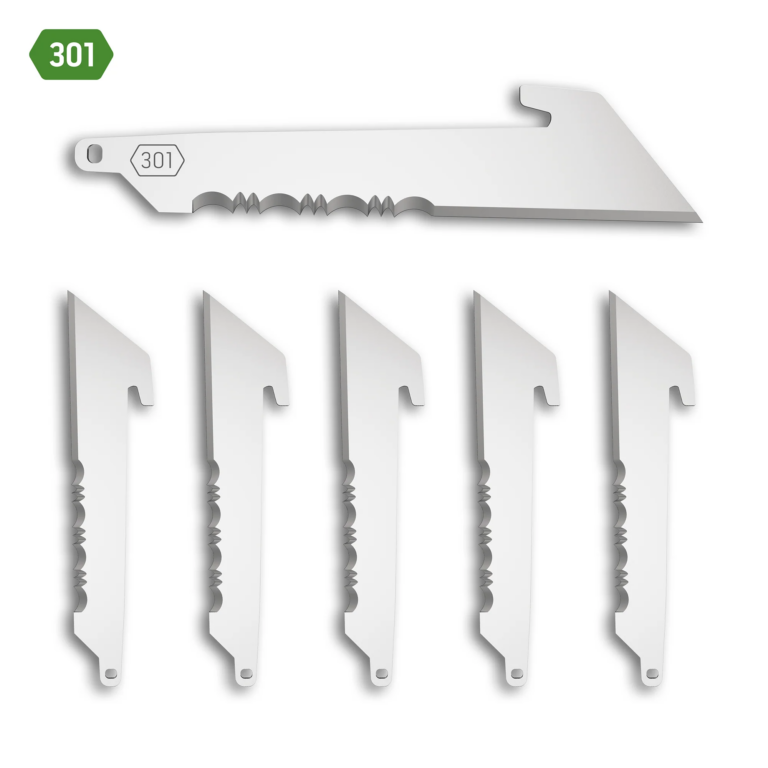 3 UTILITY with SERRATIONS BLADE PACK (Black, 6 Blades) 3 UTILITY with SERRATIONS BLADE PACK (Black, 6 Blades)