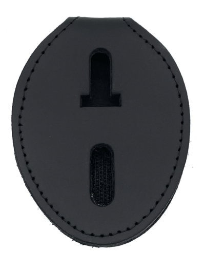 Universal Oval Badge Clip with Pocket & Chain