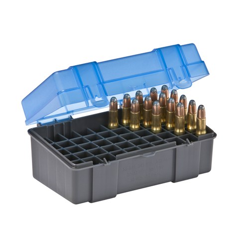 CARTRIDGE BOX .22-250 – .35REM BLUE/CHARCOAL 50ct. CARTRIDGE BOX .22-250 – .35REM BLUE/CHARCOAL 50ct.