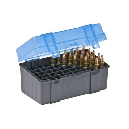 CARTRIDGE BOX .357WBY MAG -.25-05 REM BLUE/CHAR 50ct. CARTRIDGE BOX .357WBY MAG -.25-05 REM BLUE/CHAR 50ct.