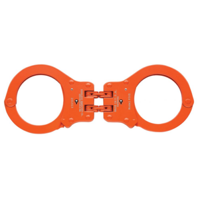 Peerless Model 850O Hinged Handcuffs – Orange Finish
