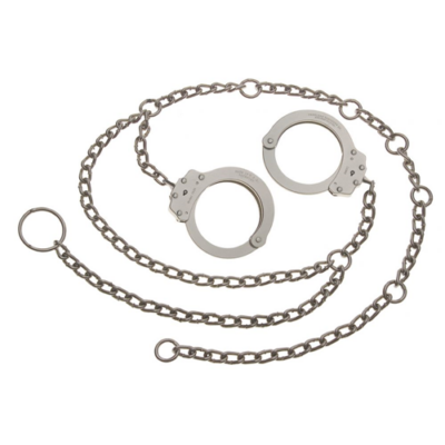 Model 7002C Waist Chain with Oversized Handcuffs