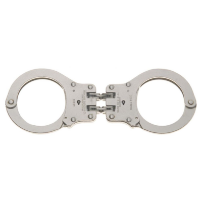 Peerless Model 801C Hinged Handcuffs – Nickel Finish