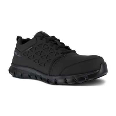 Sublite Cushion Work Athletic Work Shoe with Composite Toe – Black