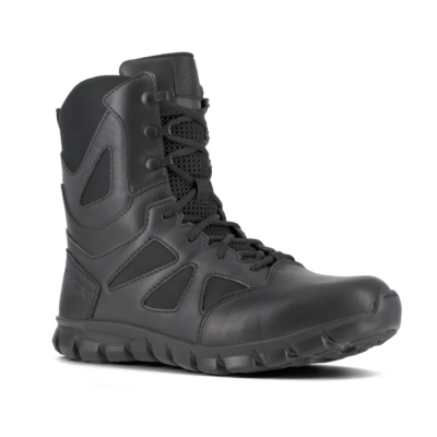 Sublite Cushion Tactical 8” Boot with Soft Toe – Black