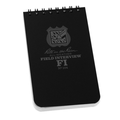 Field Interview Notebook (3” X 5”)