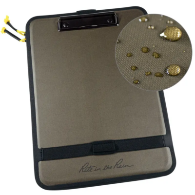 Monsoon Field Desk/Clipboard with Storage – Olive/Black