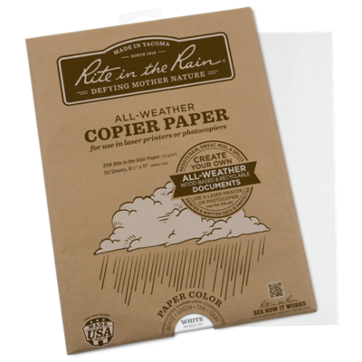 All-Weather Copier Paper (8.5” X 11”)