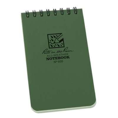 Polydura Top-Spiral Notebook (3” X 5”)
