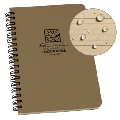 Universal Side Spiral Notebook – Tan