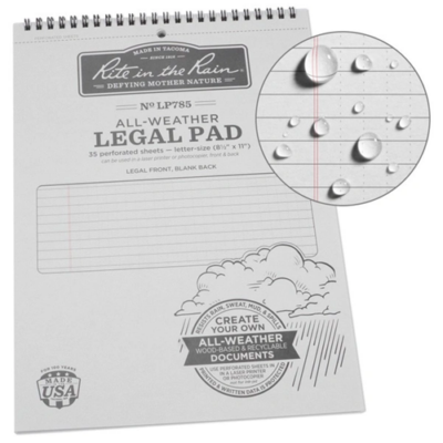Legal Pad – 8.5 X 11