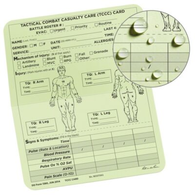 TCCC/MIST Combat Cards