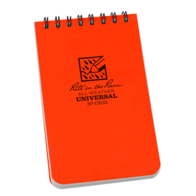 Polydura Top-Spiral Notebook (3” X 5”)