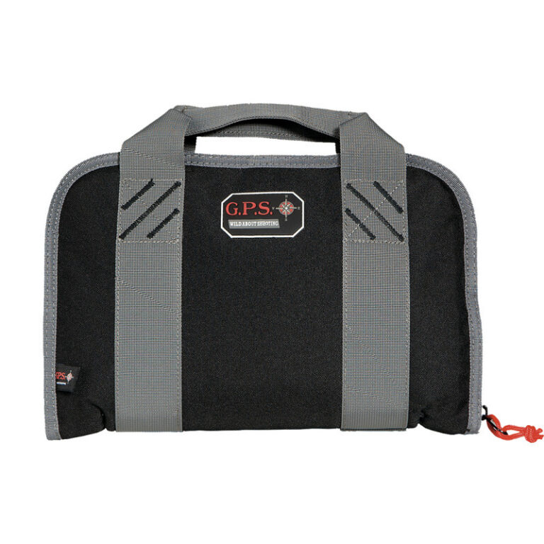 Double “Compact Pistol? Case with Magazine Storage & Dump Cup Black