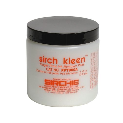 SIRCH KLEEN Fingerprint Ink Remover Pads SIRCH KLEEN Fingerprint Ink Remover Pads