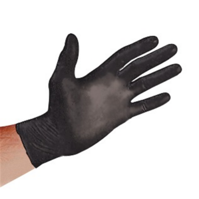 Black Powder-Free Nitrile Gloves