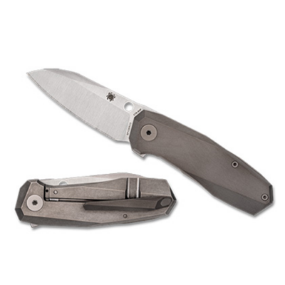 Spyderco Techno 3 Titanium Gray