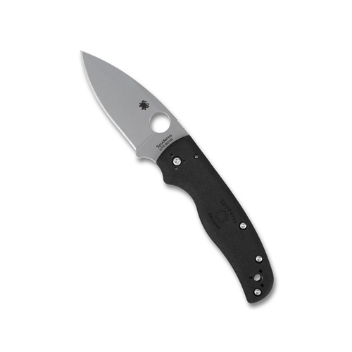 Spyderco Shaman Ltwt 3.58″ Black/Slv Spyderco Shaman Ltwt 3.58″ Black/Slv