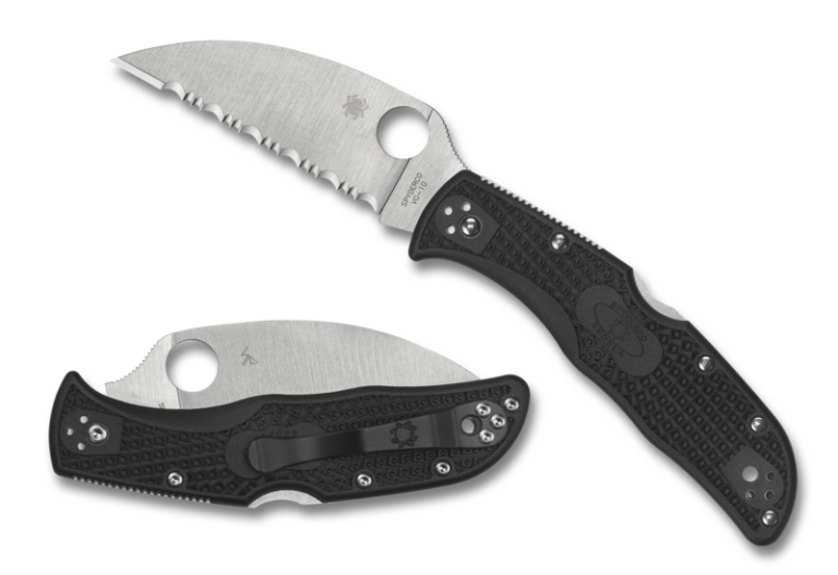 ^SPYDERCO ENDELA SL/FS BLK FRN ^SPYDERCO ENDELA SL/FS BLK FRN