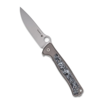 Spyderco Slym Stonewash Ti 3.42″ Gray