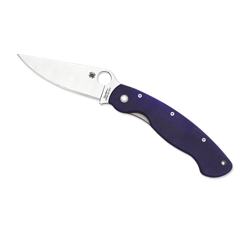 SPYDERCO MILITARY MODEL G-10 BLUE SPYDERCO MILITARY MODEL G-10 BLUE