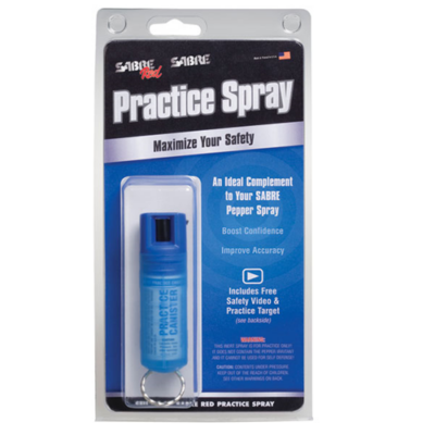 Sabre Pepper Spray .54 Oz Practice Canister Hardcase