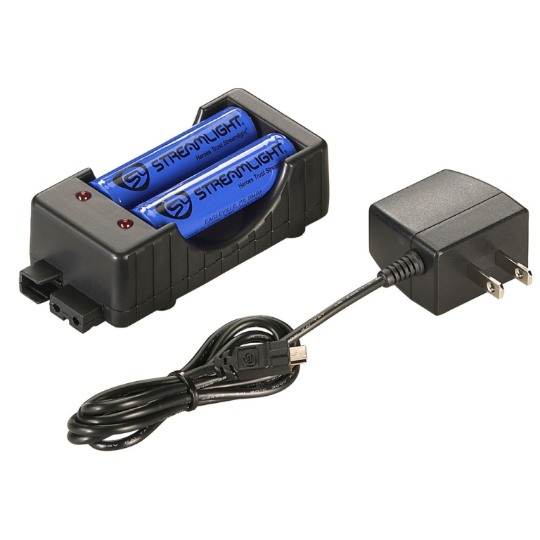 Streamlight 18650 Charger Kit 120V Ac Includes 2 Bat