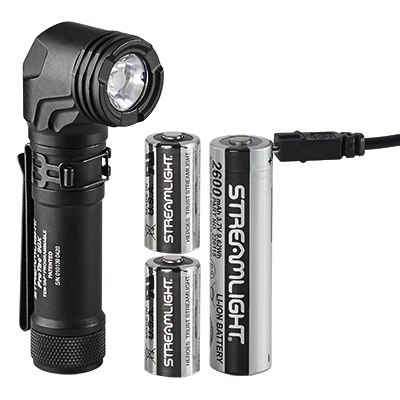 Streamlight 88095 ProTac 90X Right Angle Multi-Fuel Tactical Flashlight with USB Cord and Holster, Black Streamlight 88095 ProTac 90X Right Angle Multi-Fuel Tactical Flashlight with USB Cord and Holster, Black