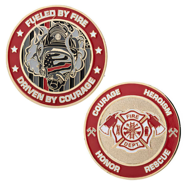 Firefighter’s Thin Red Line Challenge Coin