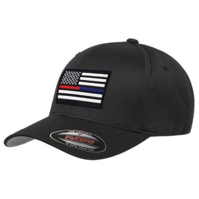FlexFit Dual American Flag Hat