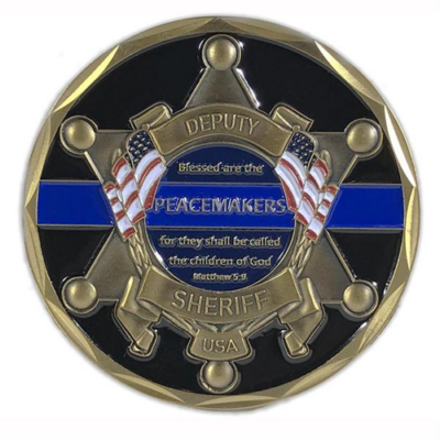 Thin Blue Line Deputy Sheriff St. Michael’s Coin