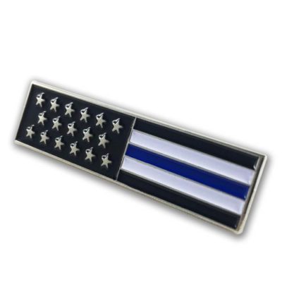 Uniform Pin – Thin Blue Line American Flag