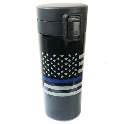 Tumbler – Thin Blue Line American Flag