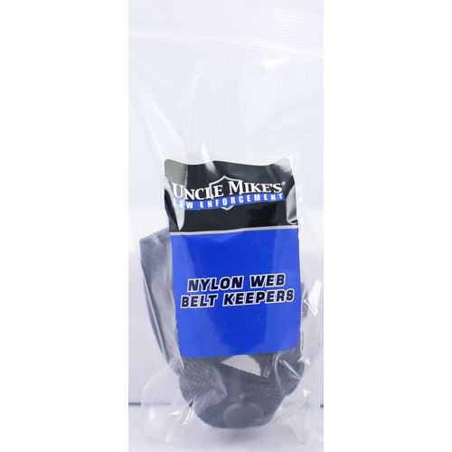 Uncle Mike’s Mike’s Nylon Web Belt Keepers – 2″ Belt, Set of 4 Uncle Mike’s Mike’s Nylon Web Belt Keepers – 2″ Belt, Set of 4