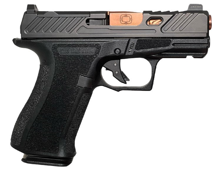 Shadow System CR920X Elite 9MM Sub Compact Bronze Unthrd Barrel Pistol 2-15-Round Magazines Shadow System CR920X Elite 9MM Sub Compact Bronze Unthrd Barrel Pistol 2-15-Round Magazines