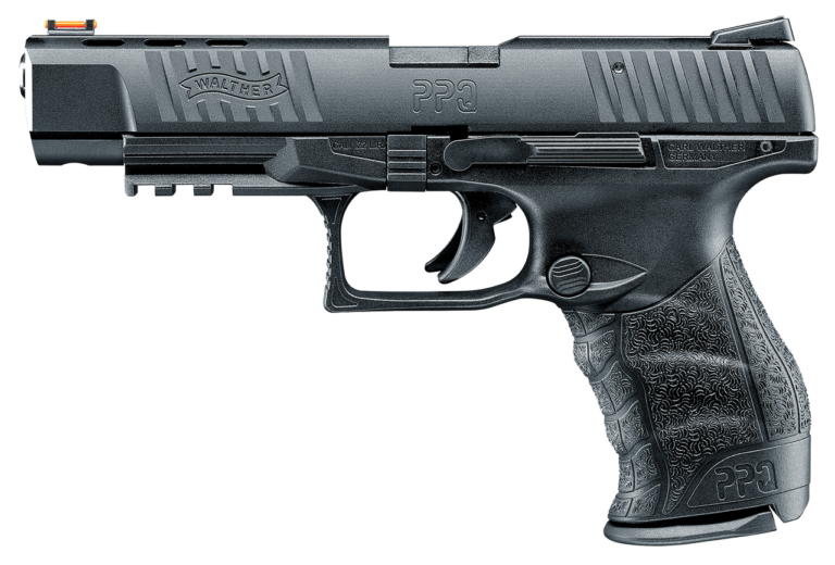 dWALTHER LE PPQ 22LR Pistol Black 5″ 3-12-Round