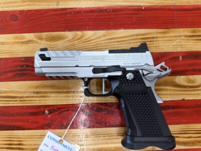 Fusion Firearms XP-Pro, 9mm, 4″ Barrel, Chrome, 2 10 Round Magazines, OEM Case, No Lock