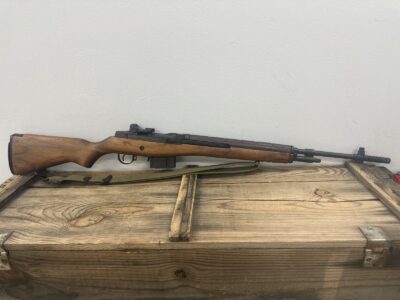Springfield Armory M1A, Standard, .308 Win, 22″ Barrel, Semi-Automatic, Original Walnut Stock, Adjustable Sights, Parkerized Finish