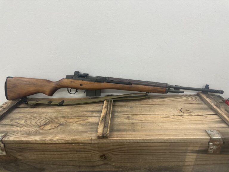 Springfield Armory M1A, Standard, .308 Win, 22″ Barrel, Semi-Automatic, Original Walnut Stock, Adjustable Sights, Parkerized Finish Springfield Armory M1A, Standard, .308 Win, 22″ Barrel, Semi-Automatic, Original Walnut Stock, Adjustable Sights, Parkerized Finish