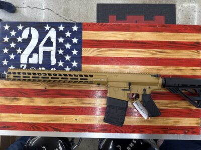 Stag Arms,STAG-10,.308,Semi Auto,16″ Barrel,Ral-8000,No case,No lock