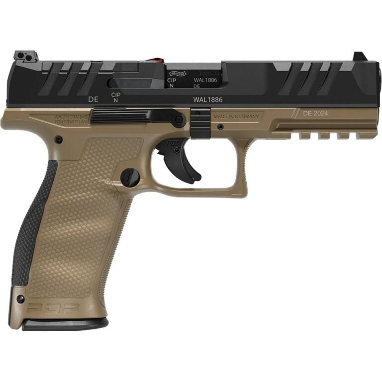 Walther Arms 4797092 PDP *CA Compliant Full Size 9mm Luger 10+1 4.50″ FDE Walther Arms 4797092 PDP *CA Compliant Full Size 9mm Luger 10+1 4.50″ FDE