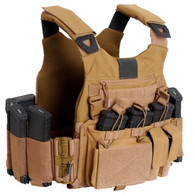 Guard Dog Trakr Plate Carrier FDE with Placard (15002)