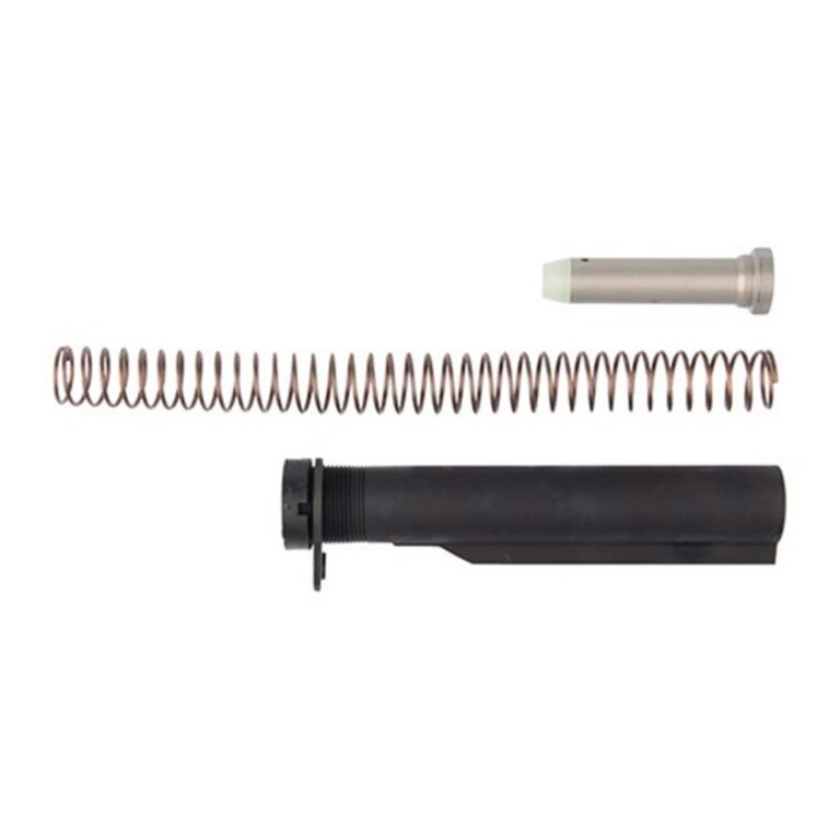 Bravo Company, Stock Hardware Mount Kit, Fits AR Rifles, Mil-Spec Buffer Tube, Stock Kit Contains Buffer, Tube, Spring, & Hardware, Black Bravo Company, Stock Hardware Mount Kit, Fits AR Rifles, Mil-Spec Buffer Tube, Stock Kit Contains Buffer, Tube, Spring, & Hardware, Black